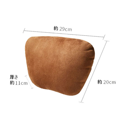 車載 ネックパッド ベージュ 1個 長時間のドライブに最適 ヘッドレスト シートクッション 汎用 首 ドライブ 運転 頭痛 肩こり 疲れの軽減 内装 パーツ