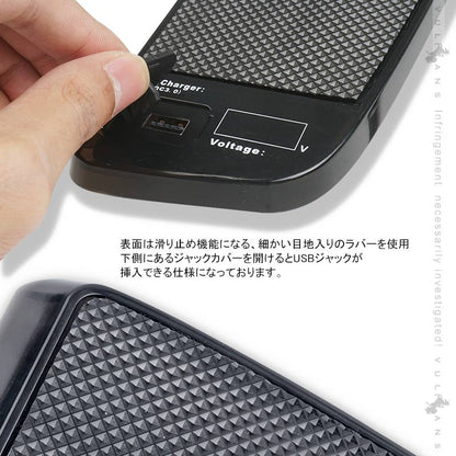 アルファード ヴェルファイア 30系 前期/後期 スマホ ワイヤレス充電器 QI充電+QC3.0急速充電+車両電圧計付 無線充電器 車載QI 急速充電器 取り付け簡単 iPhone