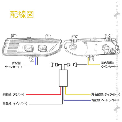 エクストレイル T32 後期型 LEDフォグランプキット フォグランプ/流れるウインカー機能搭載 視認性向上 電装 パーツ