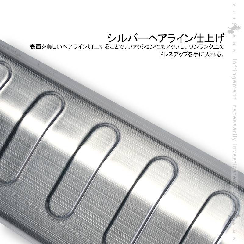 新型タント/タントカスタム LA650S/LA660S ステップガード ヘアライン 1PCS ステンレス スカッフプレート リアステップガードガーニッシュ 内装 パーツ TANTO