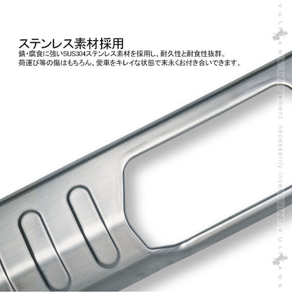 新型タント/タントカスタム LA650S/LA660S ステップガード ヘアライン 1PCS ステンレス スカッフプレート リアステップガードガーニッシュ 内装 パーツ TANTO