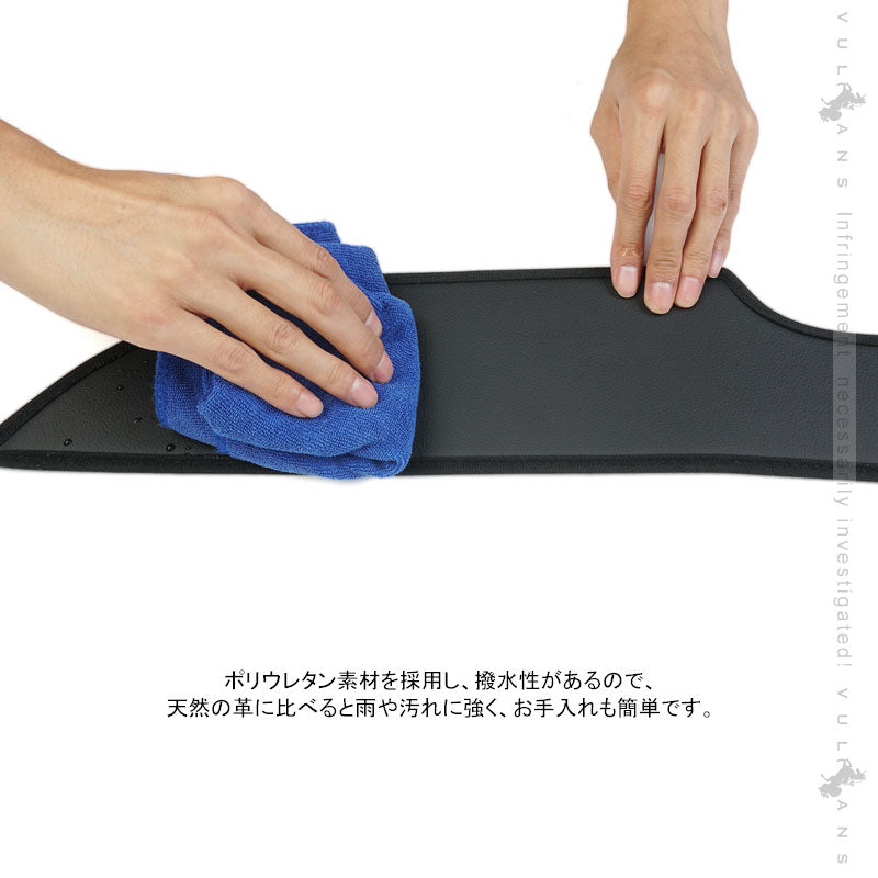 新型タント/タントカスタム LA650S/LA660S ドアキックガード ドアトリムガード PUレザー 2PCS 内装 保護 プロテクター キズ防止 アンダーカバー パーツ