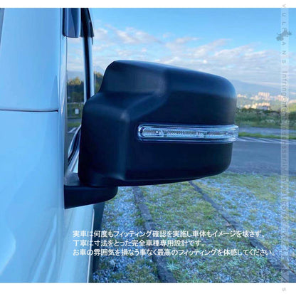 新型ジムニー JB6 ジムニー シエラ JB74 ウインカーミラー デイライト機能つき LEDウインカーミラー ドアミラー 外装 パーツ アンバー/ブルー 左右セット LED