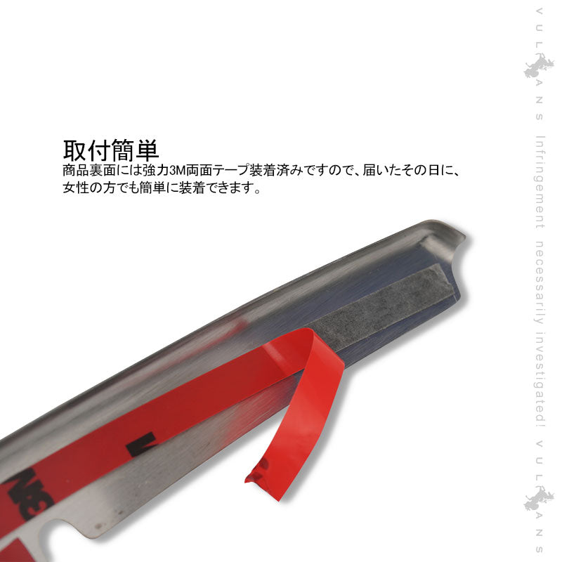 新型タント カスタム LA650/660S バンパーグリルカバー 2PCS シルバー ステンレス製 エアロ ドレスアップ アクセサリー カスタム 外装