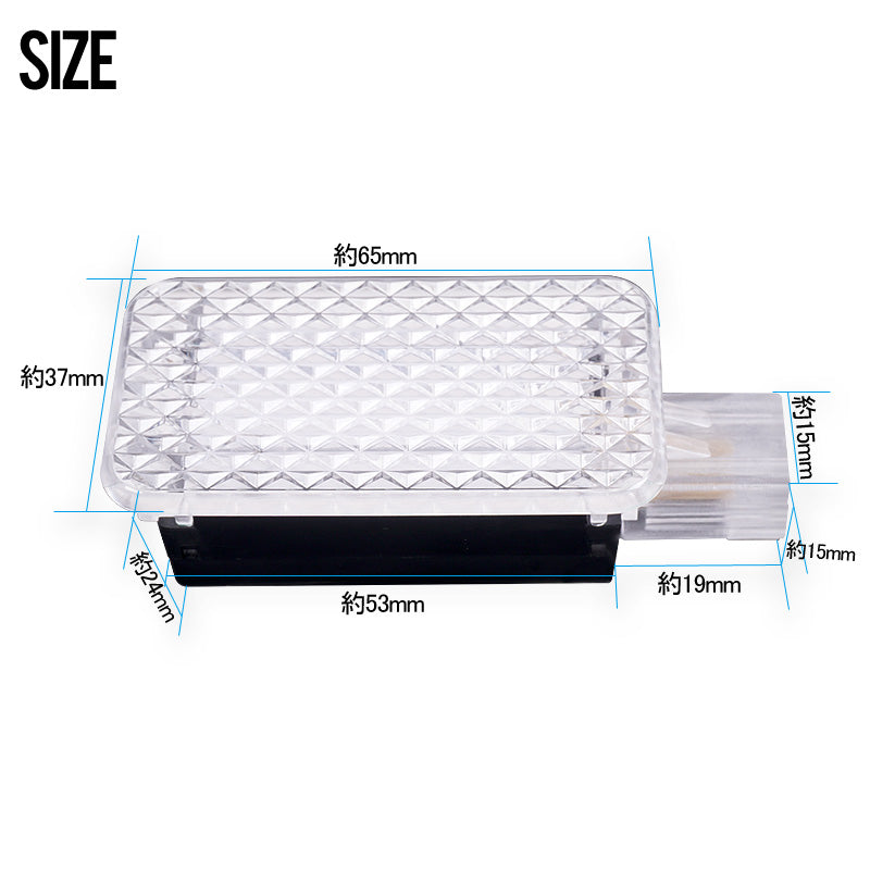 本田車用 LEDラゲッジランプ 純正交換 クリスタルレンズ 1PCS 増設ランプ 増設用LEDランプ アクセサリー 内装 カスタム パーツラゲージランプ ヴェゼル