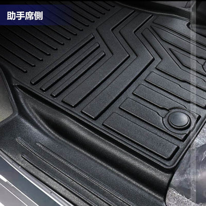 ノア/ヴォクシー 80系 ガソリン車 3D フロアマット TPE材質 立体成型 カーマット ズレ防止 内装 カスタム パーツ 消臭・抗菌効果 カー用品 アクセサリー