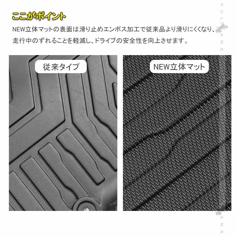 3Dフロアマット プリウス30系 前期/後期 3枚 TPE樹脂 立体成型 カーマット ズレ防止 内装 カスタム パーツ 消臭 抗菌効果 用品 トヨタ アウトドア