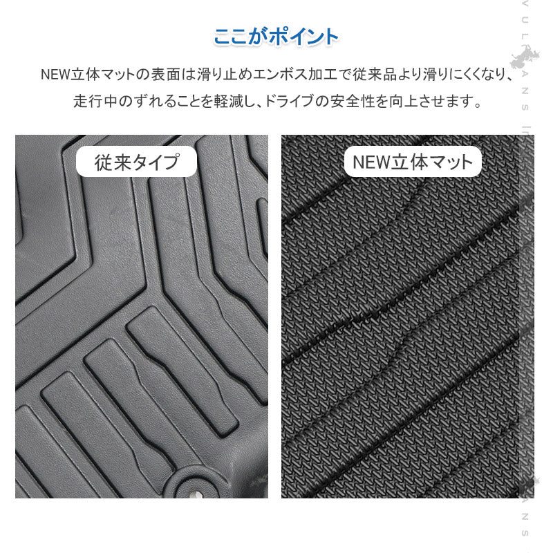 3Dラゲッジマット プリウス30系 前期/後期 TPE樹脂 立体成型 カーマット ズレ防止 内装 カスタム パーツ 消臭 抗菌効果 トヨタ 3Dラゲージマット