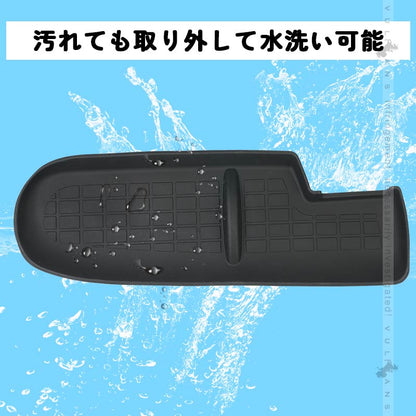 ホンダ N-BOX JF3/4専用 助手席インパネ3Dトレイ ブラック 1PCS ラバーマット インテリア  ゴムマット インテリアマットNBOX 内装パーツ