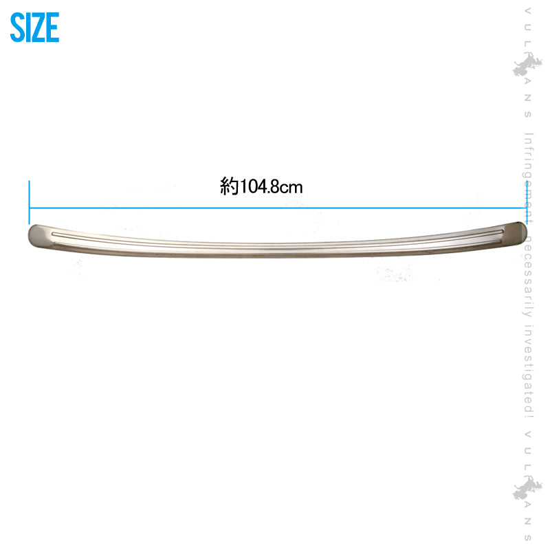 シエンター 170系 リアステップガード 1PCS SUS304ステンレス ラゲッジカバー ラゲッジ  ドレスアップ パーツ カスタム キズ防止 トランク 荷室