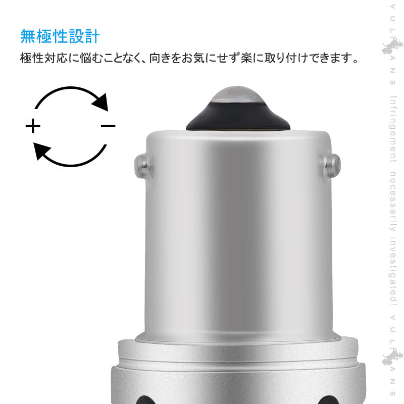 再改良 冷却ファン付 ハイフラ防止抵抗内蔵 ウインカー専用LEDバルブ アンバー  S25 150度 2個set  1800ルーメン LEDウインカーバルブ CSP1919SMD