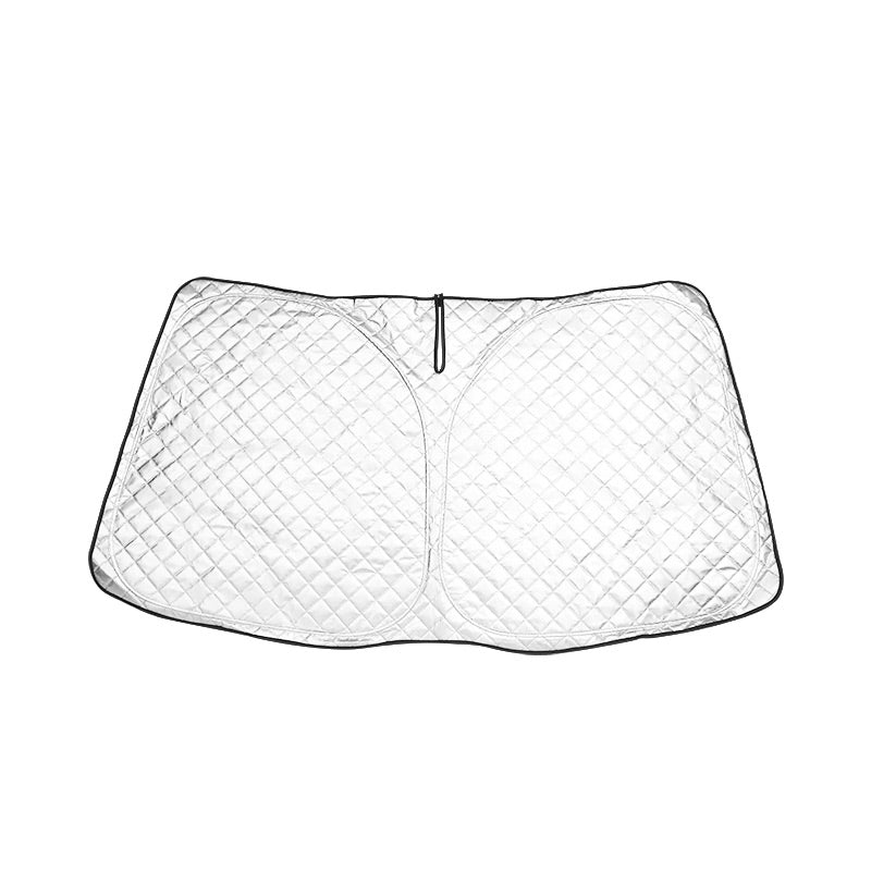 ハリアー60系 専用 ワンタッチフロントシェード 1枚 日よけ インテリアパネル 遮光 内装品 紫外線対策 UVカット 収納袋付き