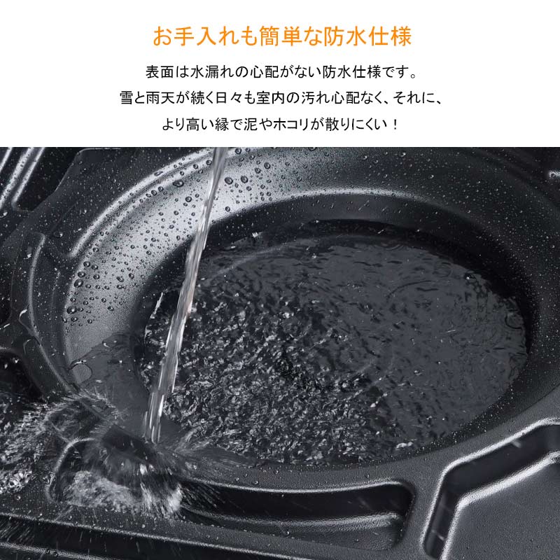 RAV4専用 トランクボックス スペアタイヤ有り車専用 1PCS ブラック トランク格納ケース ラゲッジ収納 整理整頓 内装 パーツ カスタム アクセサリー