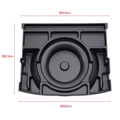 RAV4専用 トランクボックス スペアタイヤ有り車専用 1PCS ブラック トランク格納ケース ラゲッジ収納 整理整頓 内装 パーツ カスタム アクセサリー