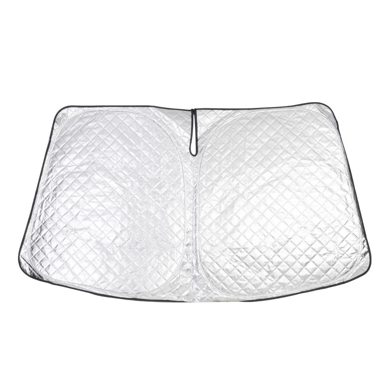 新型RAV4 50系 フロントガラス用 サンシェード 4層構造 遮光フロントシェード カーサンシェード 日よけ 紫外線対策 UVカット 収納袋付 内装