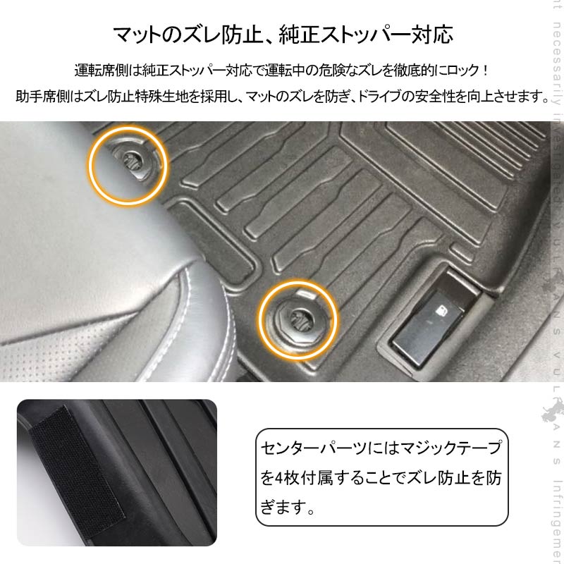 インプレッサG4 3D フロアマット 5枚 TPE材質 立体成型 カーマット トランクマット ズレ防止 内装 カスタム パーツ 消臭 用品 ラゲージトレイ ラゲージマット