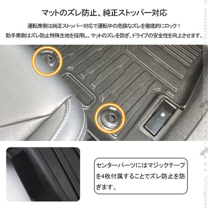 インプレッサG4 3D フロアマット 5枚 TPE材質 立体成型 カーマット トランクマット ズレ防止 内装 カスタム パーツ 消臭 用品 ラゲージトレイ ラゲージマット