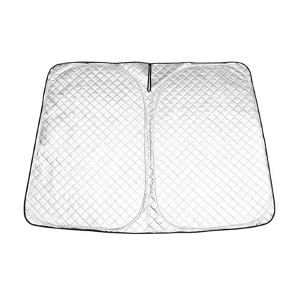 セレナ C27 前期/後期 フロントガラス用 サンシェード 4層構造 遮光フロントシェード カーサンシェード 日よけ インパネ 紫外線対策 内装品 UVカット収納袋付