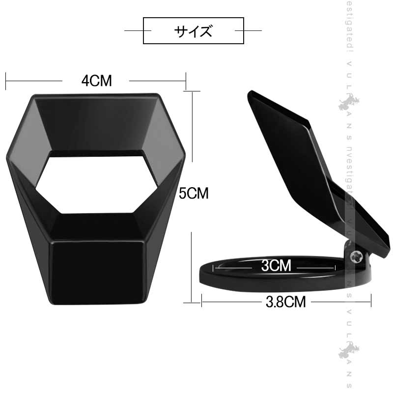 ランボルギーニ風 エンジンスタートカバー ブラック 1PCS アルミ合金 汎用 エンジンスタートガーニッシュインテリアパネル 内装 パーツ アクセサリー