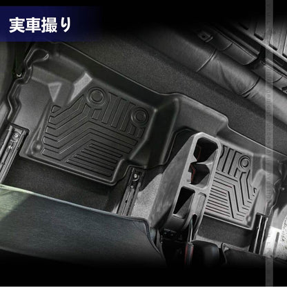 新型ジムニー JB64W/JB74W 2列目用 3D フロアマット セカンドシート専用 TPE材質 立体成型 カーマット ズレ防止 内装 カスタム パーツ 消臭 抗菌 用品 JIMNY