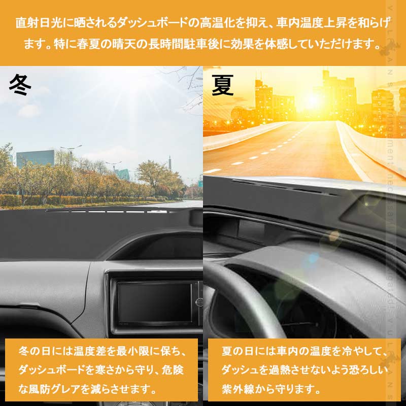 ノア/ヴォクシー80系 3Dダッシュボードマット PUレザー調 ダッシュマット 内装 パーツ カスタム アクセサリー マット 車 インテリアパネル