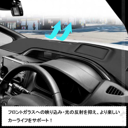 ノア/ヴォクシー80系 3Dダッシュボードマット PUレザー調 ダッシュマット 内装 パーツ カスタム アクセサリー マット 車 インテリアパネル