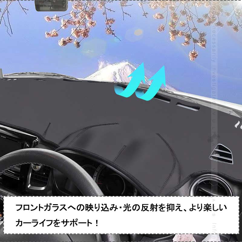 スペーシア/スペーシアカスタム MK42S ダッシュボードマット PUレザー調 内装 パーツ カスタム アクセサリー マット 車 インテリアパネル
