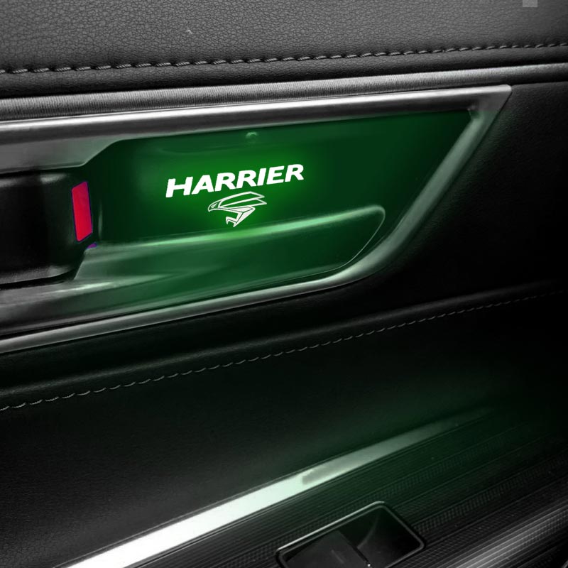 ハリアー80系 インナードアハンドル LEDイルミ 4PCS 8色発光 選べる2タイプ オーロラモード 記憶機能搭載 ドアハンドルカバー LEDイルミ 内装 電装 パーツ