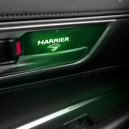 ハリアー80系 インナードアハンドル LEDイルミ 4PCS 8色発光 選べる2タイプ オーロラモード 記憶機能搭載 ドアハンドルカバー LEDイルミ 内装 電装 パーツ