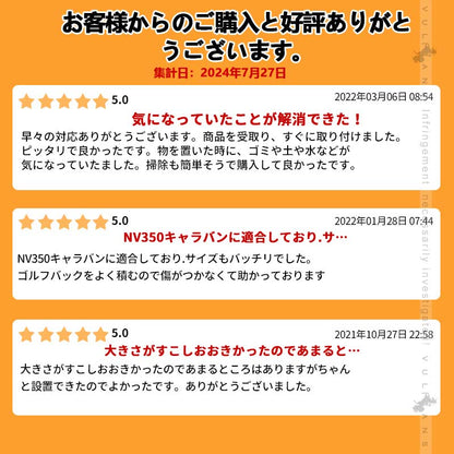 NV350 キャラバン E26型 3Dラゲッジマット 2枚 ラゲッジルーム用 立体 カーマット ズレ防止 内装 カスタム パーツ 抗菌効果 用品 トランクマット フロアマット