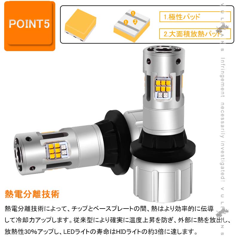 T20 ピンチ部違い LEDウィンカーポジションキット 2色切り替え ハイフラ防止 キャンセラー内蔵 車検対応 WX3×16D ウィポジ フロント用 アンバー・ブルー