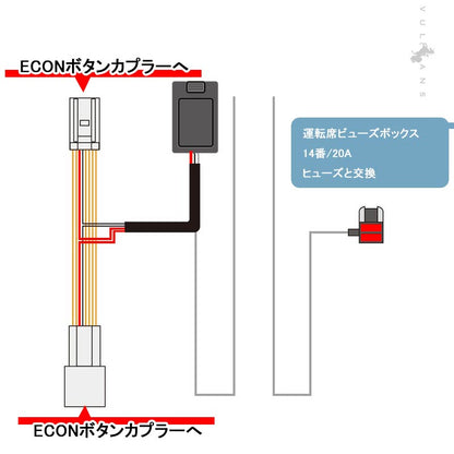 N-BOX JF3/JF4 アイドリングストップキャンセラー カプラーオン アイドリングストップ機能をOFFに 内装 パーツ カスタム キャンセラー 無効化 NBOX