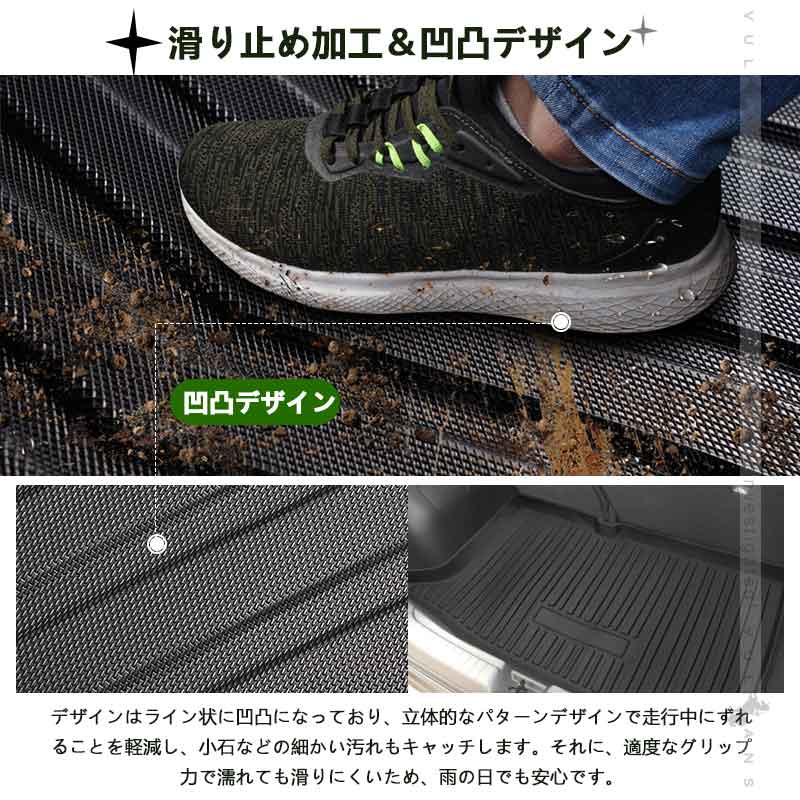 日産 ノート E13 3Dラゲッジマット 1枚 TPO材質 防水 カスタム パーツ 内装 カーゴマット3D立体 防汚 荷室 アクセサリー ラゲージマット トランクマット