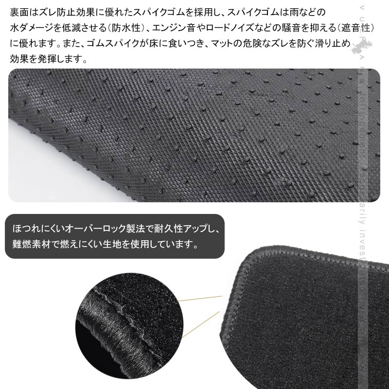 汎用 セカンドラグマット Lサイズ ブラック 軽自動車 ミニバンにピッタリ 汚れ防止 内装パーツ アクセサリー カスタム アルファード20系 30系 ハイエース200系