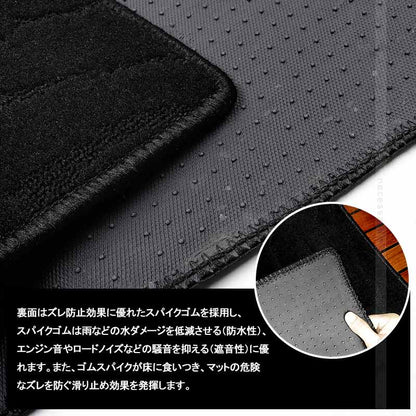 汎用 セカンドラグマット Lサイズ 織柄黒 軽自動車 ミニバンにピッタリ 汚れ防止 内装 パーツ アクセサリー カスタム アルファード20系 30系 ハイエース200系