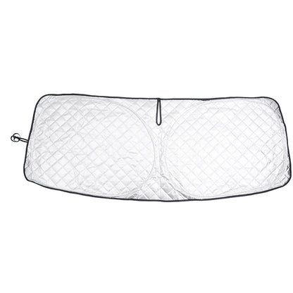 ハスラー MR92S/MR52S フロントガラス用 サンシェード 4層構造 遮光フロントシェード カーサンシェード 日よけ インパネ 紫外線対策 内装品 UVカット 収納袋付