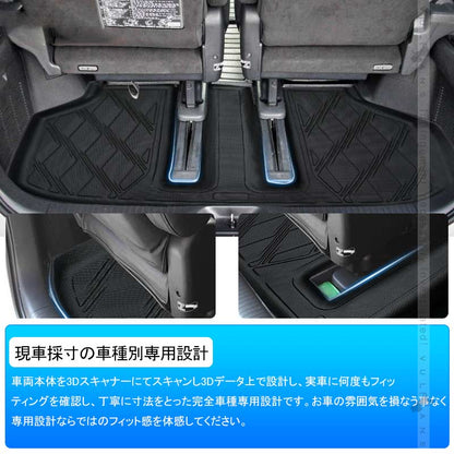 アルファード/ヴェルファイア20系 前期/後期 3Dラゲッジマット TPE材質 立体成型 カーマット ズレ防止 内装 カスタム パーツ 抗菌効果 用品 トランクマット