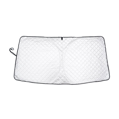 ハイゼット トラック S500系 フロントガラス用 サンシェード 4層構造 カーサンシェード フロントシェード 日よけ 紫外線対策 UVカット 収納袋付 内装 パーツ