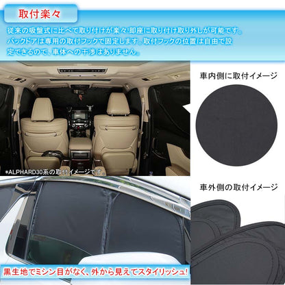開閉式NEWモデル タンク/ルーミー M900A/M910A センサー付き車専用 クイックサンシェード 折り畳み式 車中泊 盗難防止 アウトドア 日除け 内装 パーツ 1台分