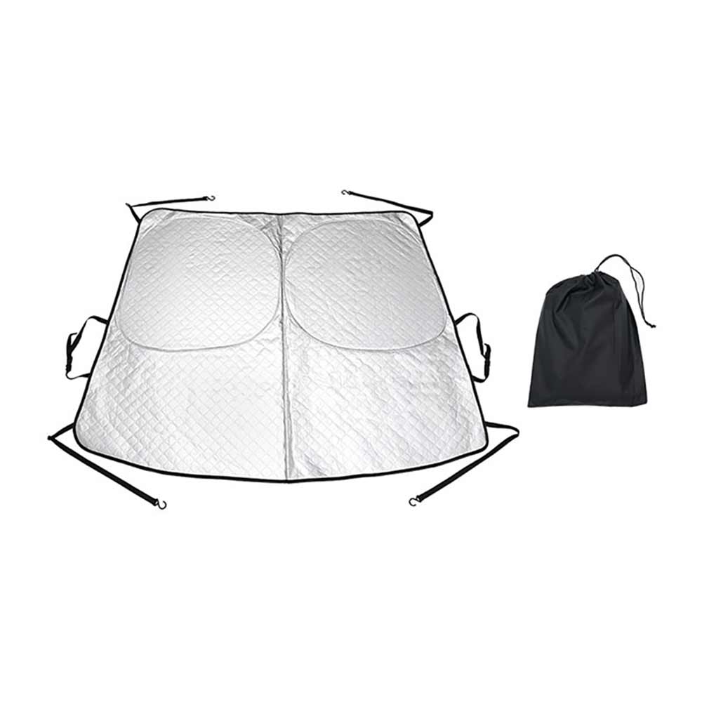 【改良品】フロントガラスカバー アルファード ヴェルファイア 30系 凍結防止 3層構造 厚型 カバー 車 夏用 冬用 四季兼用 保護カバー 高熱防止 日よけ 霜よけ 日除け 遮熱 遮光 雪対策 車中泊 フロント サンシェード カーシェード