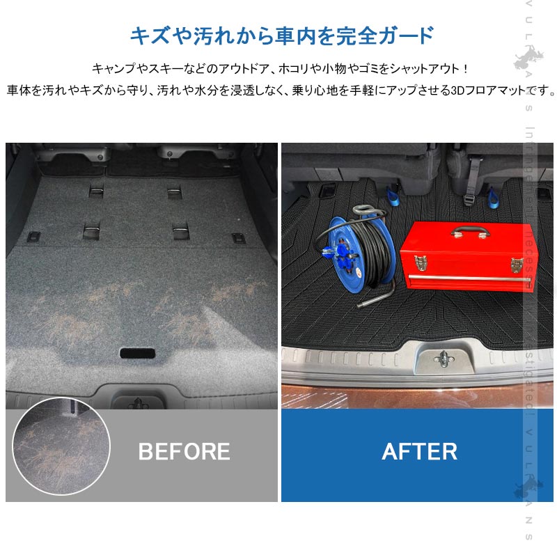 NEW立体マット セレナ C27 3Dラゲッジマット TPE材質 1枚 立体成型 カーマット ズレ防止 内装 カスタム パーツ 抗菌効果 用品 トランクマット ラゲージマット