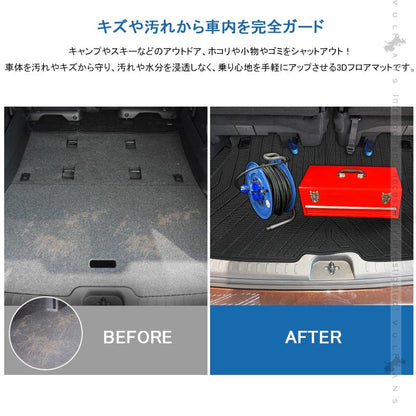 NEW立体マット セレナ C27 3Dラゲッジマット TPE材質 1枚 立体成型 カーマット ズレ防止 内装 カスタム パーツ 抗菌効果 用品 トランクマット ラゲージマット