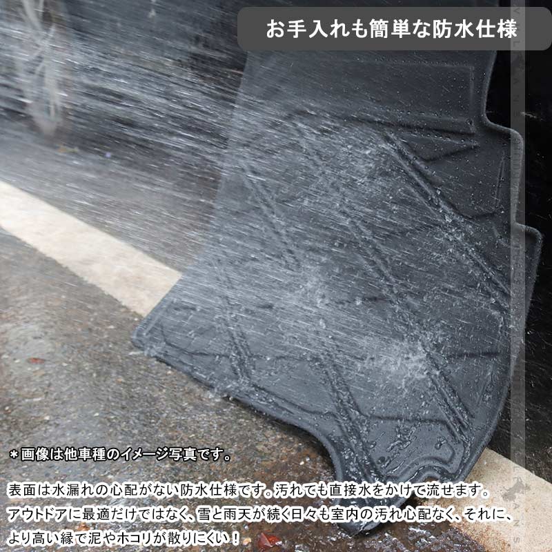 ランドクルーザープラド150系 7人乗り 3列目専用 3Dフロアマット TPE材質 立体成型 カーマット ズレ防止 内装 カスタム パーツ 消臭 抗菌効果 用品