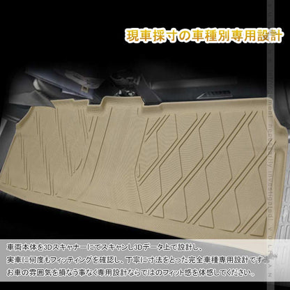 NEW立体マット ノア/ヴォクシー 80系 前期/後期 2列目用 3Dセカンドマット セカンドシート専用 TPE材質 立体成型 内装 カスタム パーツ 消臭 抗菌効果 用品