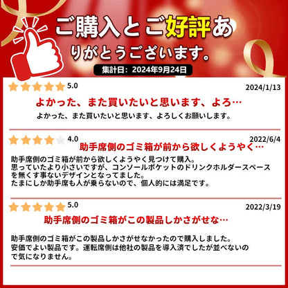 新型 ハリアー80系 助手席側 サイドBOXゴミ箱 ABS樹脂 フロントドアポケット ザイドボックスゴミ箱 ダストボックス ゴミ入れ 内装 パーツ カスタム HARRIER80