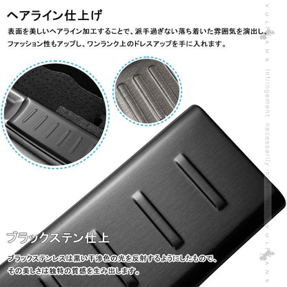 ムーブ キャンバス LA800S/LA810S ラゲッジスカッフプロテクター 2PCS ラゲッジステップガード  内装 パーツ カスタム アクセサリー ムーヴキャンバス CANBUS