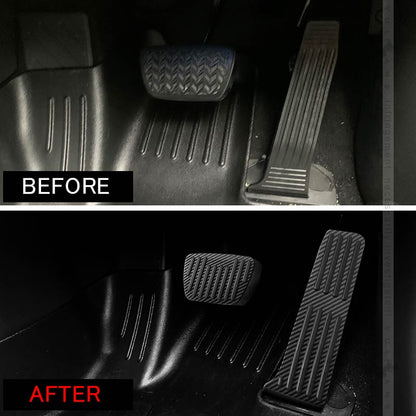 新型ハリアー80系 オートマ車 アルミペダルカバー カーボン調 アクセルペダルカバー ブレーキペダルカバー ドレスアップ 内装 エアロ パーツ アクセサリー