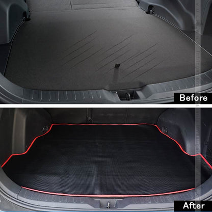 トヨタ RAV4 50系 ラゲッジマット PVCレザー製 トランクマット 防水 耐摩擦 耐汚れ 収納便利 内装  パーツ カーマット ラゲージトレイ アウトドア ラブ4 TOYOTA