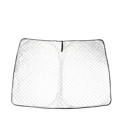 フロントガラス用 サンシェード ノア/ヴォクシー90系 4層構造 遮光フロントシェード カーサンシェード 日よけ 紫外線対策 内装 パーツ UVカット 収納袋付