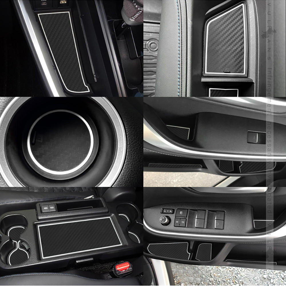 ドアポケットマット ヴォクシー/ノア 90系 7人乗り S-Z /Z 滑り止めマット 蓄光色 インテリアマット ラバーマット 水洗いOK 28枚 内装 パーツ キズ防止 トヨタ